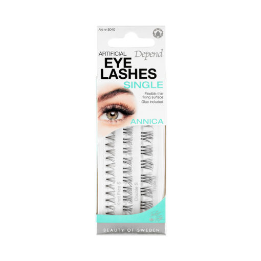 single artificial eyelashes from depend