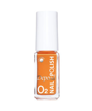 Depend O2 nail polish orange